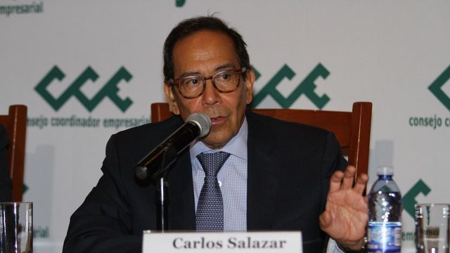 Carlos Salazar Lomelín, presidente del CCE