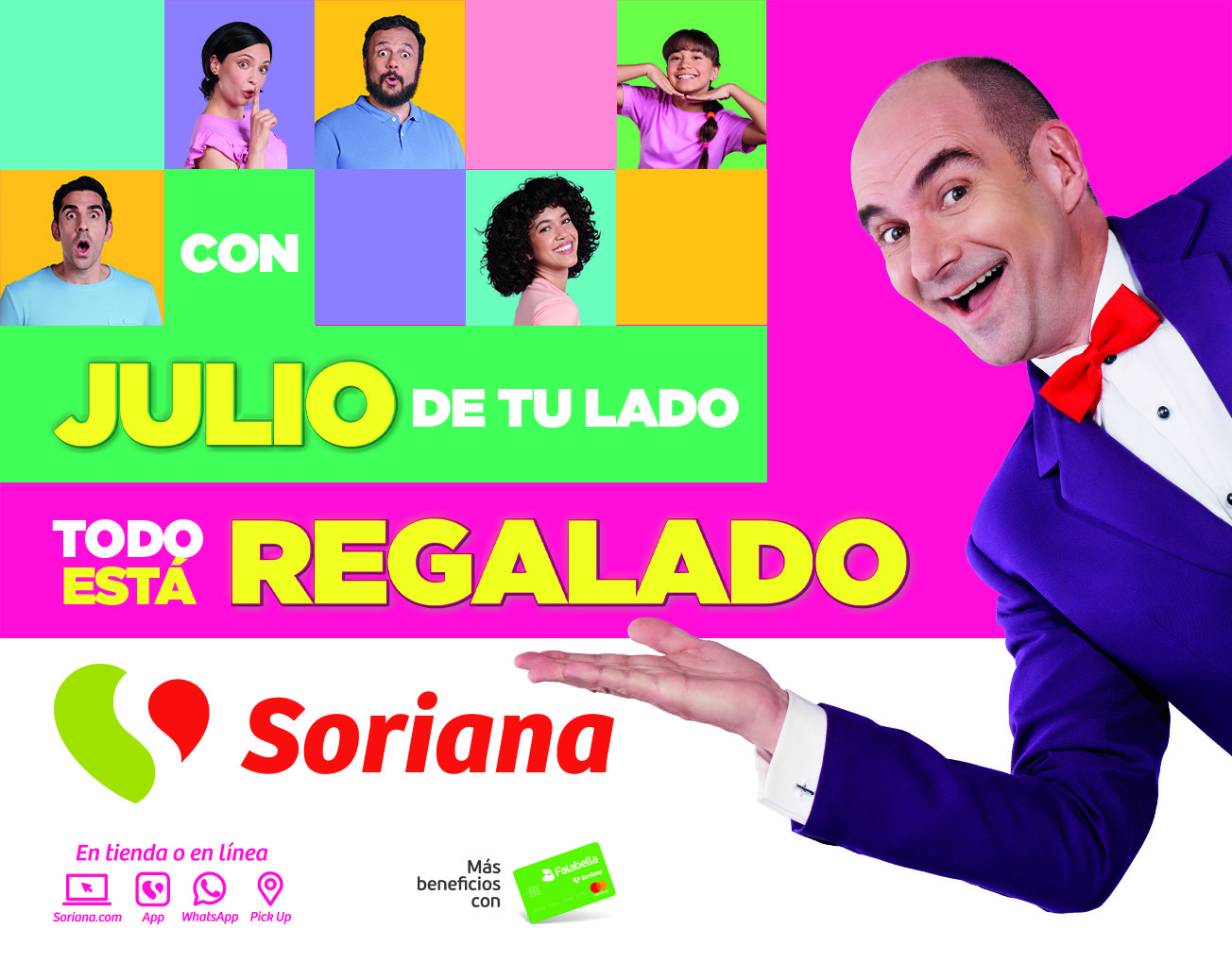 Soriana lanza la campaña 2023 de Julio Regalado
